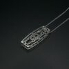 pendentif en argent serti d'un citrine - Image 2
