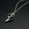 pendentif en forme de coquillage en argent 925